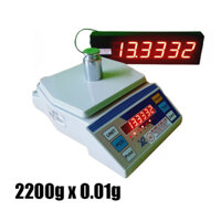 Cân Điện Tử Cân Vàng Tiểu Ly Mini 2200g/ 0.01g VMC FHB/Bảo Hành 24 Tháng