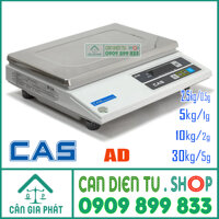 Cân điện tử Cas AD 2.5kg 5kg 10kg 30kg