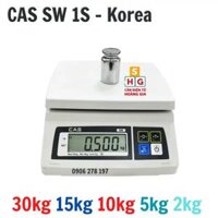 Cân điện tử CAS SW 1s 2kg 5kg 10kg 20kg 30kg Hàn Quốc Chính hãng