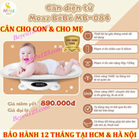 Cân điện tử cho trẻ sơ sinh Moaz BéBé MB-084 MB084/ Nhiệt kế đo nhiệt độ nước pha sữa MB020