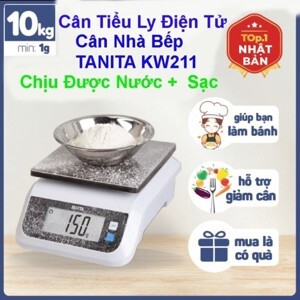 Cân điện tử chống bụi và chống thấm nước Tanita KW-211