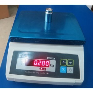 Cân điện tử chống nước cas sw 1wr 30 30kg-5g