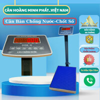Cân điện tử chống nước, chốt số Thương hiệu CÂN HOÀNG MINH PHÁT SUPER-SS 100KG - 350KG. LED ĐỎ. Cân chính hãng