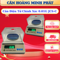 Cân điện tử để bàn chính xác cao JCS-C 0.01G đến 300G 600G 1KG 2KG 3KG. Cân 2 số lẻ - CÂN HOÀNG MINH PHÁT. Kèm Lồng Kính