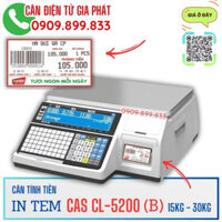 Cân điện tử in tem Cas CL-5200