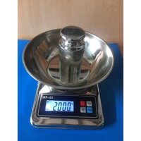 Cân điện tử inox nhà bếp XF-03 3kg 5kg 7kg kèm tô inox tiện ích
