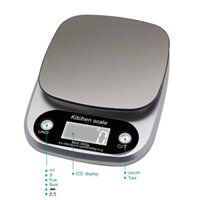 Cân điện tử inox tròn bầu Mã SH 131 ( 1gr - 3000gr )