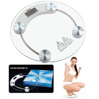 Cân Điện Tử Max 180kg Tròn Mặt Kính