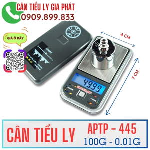 Cân điện tử mini APTP 445 100g / 0.01g