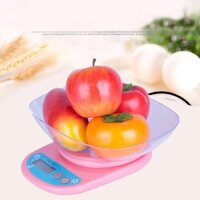 Cân Điện Tử Mini Cân Nhà Bếp 5kg Tặng Tô Chứa 1 Lít Siêu Chính Xác Bảo Hành 1 Năm Shop QUA QZ 161