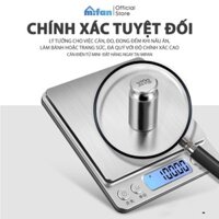 Cân Điện Tử Mini Cân Tiểu Ly Nhà Bếp Cao Cấp 2021 MIFAN 0.01g - 3kg - Nhỏ Gọn, Siêu Chính Xác, Thép Không Gỉ, Màn LCD