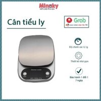 Cân diện tử mini nhà bếp, tiểu ly full màu 3 Loại 3, 5, 10Kg Chính xác đến 0,1g