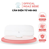 Cân điện tử Moaz Bébé MB-062 đo chính xác trọng lượng và chiều cao của trẻ sơ sinh, có khay đỡ