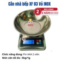 Cân điện tử nhà bếp 1kg 2kg 3kg 5kg XF-03 (BSK) – Tặng Tô INOX Bảo Hành 12 Tháng