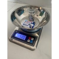 Cân Điện Tử Nhà Bếp XF 03 3kg 5kg Full inox 304 Tặng Kèm Theo Tô INOX