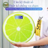 Cân điện tử STGE, Cân điện tử tròn hình quả chanh mặt kính cường lực khả năng chịu lực tốt