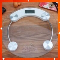 cân điện tử sức khỏe, cân điện tử kính cường lực tròn tối đa 180kg