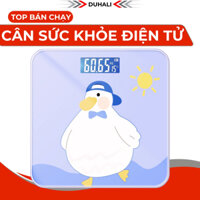 Cân Điện Tử Sức Khỏe - Cân Y Tế - Đo Sức Khỏe Điện Tử - Mặt Kính Cường Lực Đồng Hồ Điện Tử Chính Xác,tối Đa 180kg-duhali