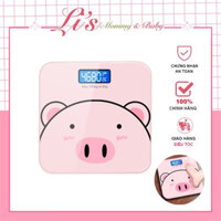 Cân Điện Từ Sức Khỏe Thông Minh, Cân Điện Tử Hình Lợn Hồng Cute CAN01