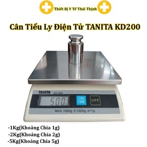 Cân nhà bếp điện tử Tanita KD-200