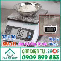 Cân điện tử Tanita KW-211 5kg 10kg chống bụi & chống thấm nước