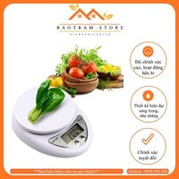 Cân điện tử thực phẩm nhà bếp Mini Electronic Kitchen -Cân điện tử thực phẩm 5kg mini tiên lợi