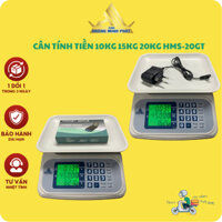 Cân điện tử tính tiền 10kg 15kg 20kg tiếng việt HMS-20GT. Cân giá rẻ. Cân hàng rau củ quả. Sạc điện