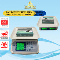 Cân điện tử tính tiền 10kg 15kg 20kg HMS-20GT - CÂN HOÀNG MINH PHÁT. Cân nhỏ gọn, Phím tiếng việt