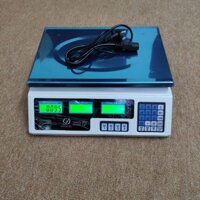 Cân điện tử tính tiền 30 kg , cân điện tử 40kg, cân hiển thị 2 màn hình trước sau lưu 7 mức giá sản phẩm