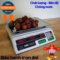 Cân điện tử tính tiền KAW 40kg, Cân điện tử siêu thị cao cấp chống nước, Cho kết quả nhanh, chính xác, BH 12 tháng