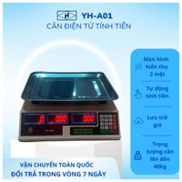 Cân Điện Tử Tính Tiền YHA01 40kg - Màn Hình LCD Rõ Nét, Pin Sạc Dùng Lâu, Cân Nhanh & Chính Xác, Bảo Hành Uy Tín