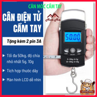 Cân điện tử xách tay mini, cân tư trang hành lý cầm tay, cân câu cá thu về tiện nghi 50 kg. Pocket Scale - M142 cân móc