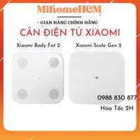 Cân Điện Tử Xiaomi Body Fat 2 Xiaomi Scale Gen 2 - New version - CHÍNH HÃNG