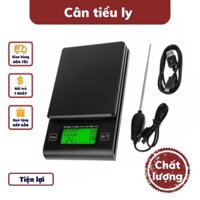 [CÂN ĐO NHIỆT ĐỘ] Cân tiểu ly điện tử pha chế Timer - Pro cân tiểu li pha cà phê chuyên dụng có bấm giờ và đo nhiệt độ