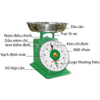 Cân Đồng Hồ 10 kg Nhơn Hoà cao câp hàng công ty nguyên hộp BH 12 Tháng