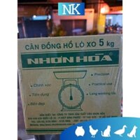 Cân đồng hồ 5kg cân Nhơn Hòa, cân chính xác, dể sử dụng, dể nhìn, cân chia vạch rõ ràng