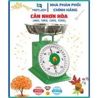 Cân đồng hồ Nhơn Hòa 4KG, 10KG, 12KG, 15KG, 20KG mặt số 8'' [Hàng chính hãng/Chất lượng cao]