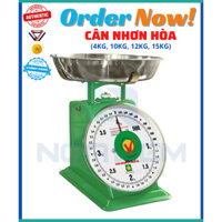 Cân Đồng Hồ Nhơn Hòa 4KG, 10KG, 12KG, 15KG, 20KG Mặt Số 8'' [Hàng Chính Hãng]