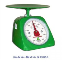 Cân đồng hồ nhựa 2 kg Nhơn Hoà NHPS-RR-2 (Xanh lá)
