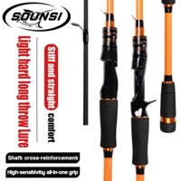 Cần đúc câu cá hồi M Cần câu 5-28g Dòng 4-12LB Hành động nhanh