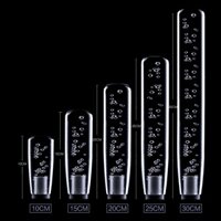 Cần gạt chuyển số xe hơi thủ công có đèn LED nhiều màu gradient phối bong bóng trong suốt