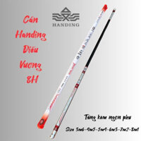 Cần Handing Điếu Vương 8H - 19i, bản nhẹ, với đối trọng săn hàng mạnh mẽ - Tặng kèm một ngọn phụ