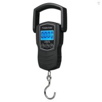 Cân hành lý kỹ thuật số 50Kg / 110Lb cho thang câu cá du lịch với thước đo 1,5M Cân vali có thể Kg / Lb / Jin / Oz 4 chiếc Cân trọng lượng hành lý được chuyển đổi có móc