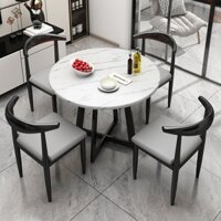 ✴Căn hộ nhỏ Bắc Âu giải trí bàn tròn nhỏ bàn đàm phán ghế kết hợp văn phòng lễ tân bàn tiếp tân kinh doanh văn phòng bán