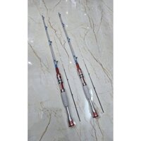 Cần Ikada câu bè cần ngọn nhỏ màu bạc cần zum 2 chế độ