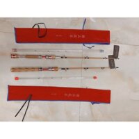 cần ikada câu tôm cán gỗ cực đẹp dài 1.5m