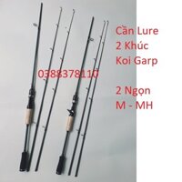 Cần Lure 2 Khúc, Cần Câu Koi Garp 2 Ngọn M - MH Siêu Nhẹ - Có Ngang Và Đứng, Cần Câu Cá