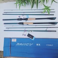 Cần Lure 4 khúc Cao Cấp Dancy ( Đứng Và Ngang )