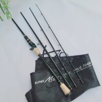 Cần lure 4 khúc thu gọn cemreo macans siêu nhẹ, ngọn M thegioidocaulure68