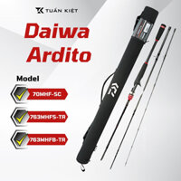 Cần lure Daiwa Ardito Tr 3 khúc gọn nhẹ / Ống cứng